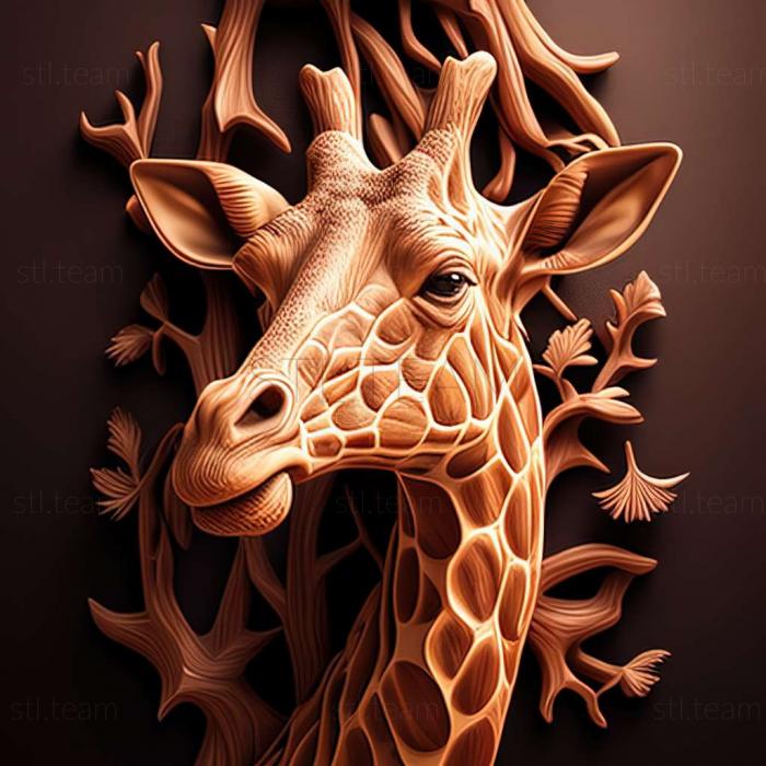 3D model giraffe (STL)